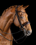 Double Bridle Rolled-Stitched  – Matte Brown | No. 152