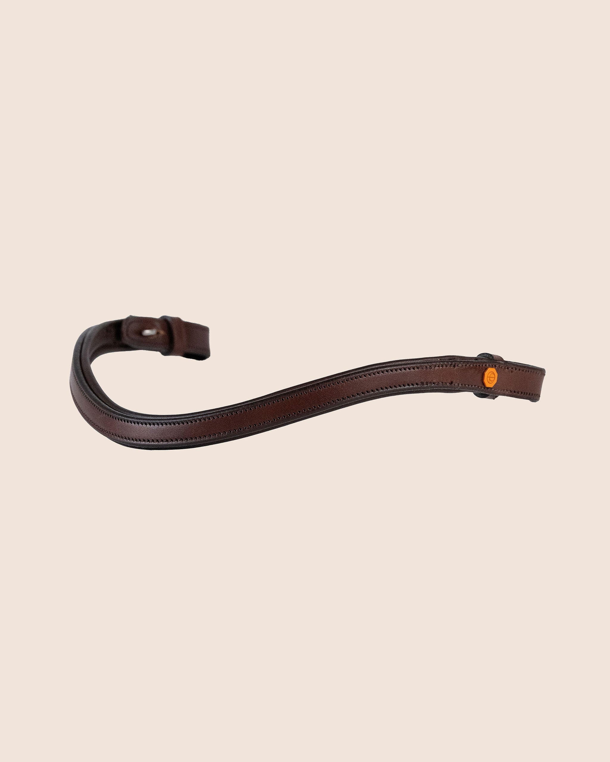 Leather Browband (Brown) | No. 50