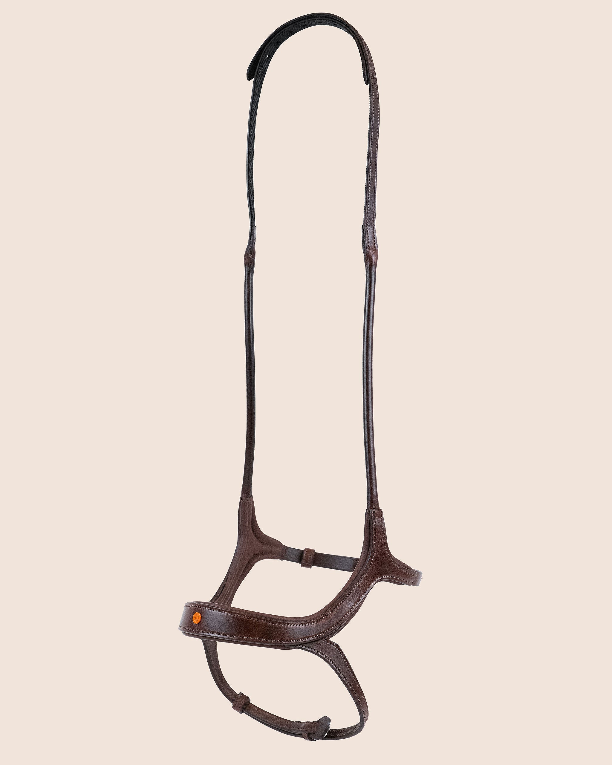Round-Stitched Remont (Dropped) Noseband (Brown) | No. 102