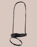 Round-Stitched English Noseband (Black) | No. 105