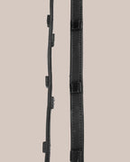 Short Double Stop Reins (Black) | No. 42
