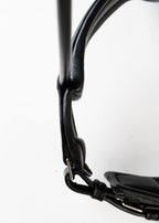 Round-Stitched Dressage Bridle – Black | No. 10