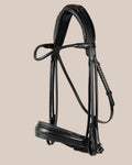 Round-Stitched Double Bridle (Black) | No. 03