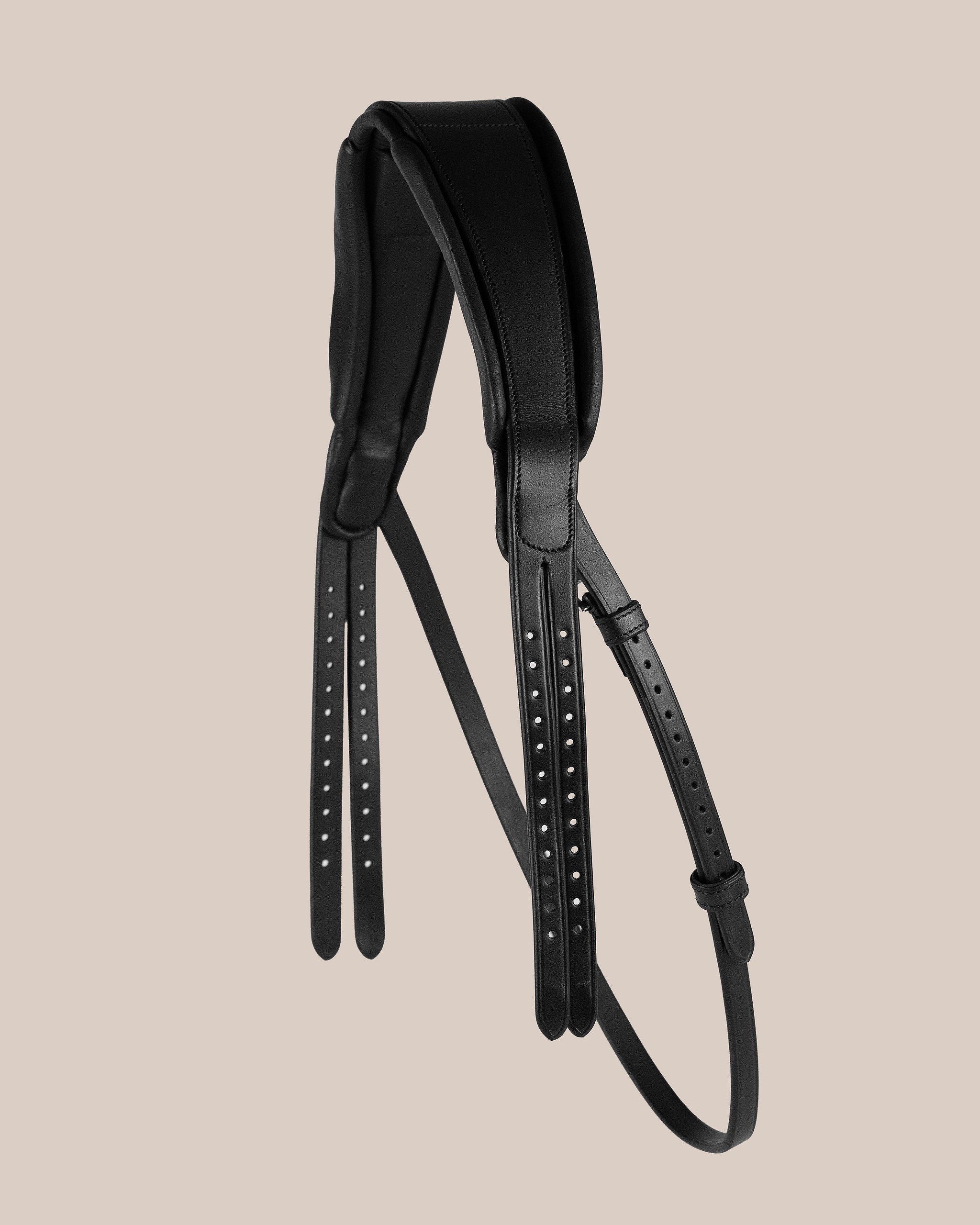 Double Strap Headpiece (Black) | No. 123