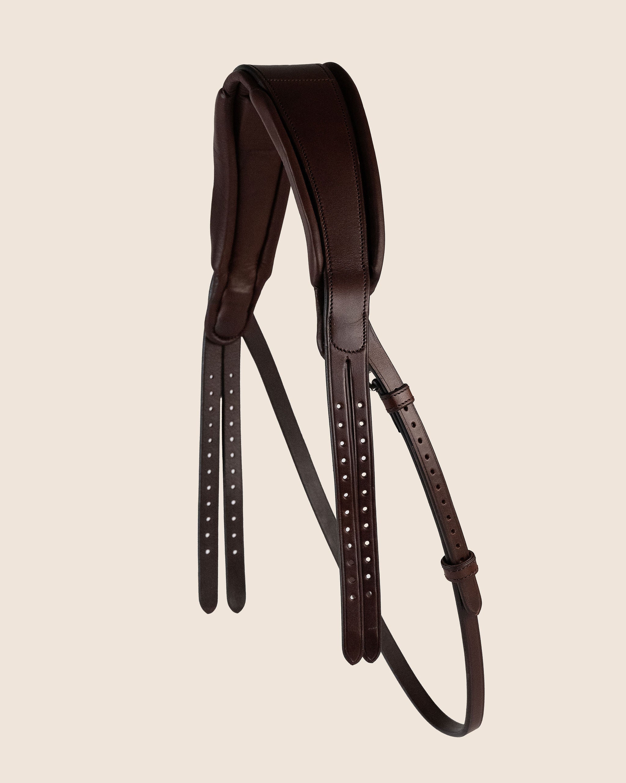 Double Strap Headpiece (Brown) | No. 123