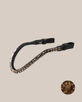 Smoked Topaz Crystal Browband (8 mm) (Black) | No. 53