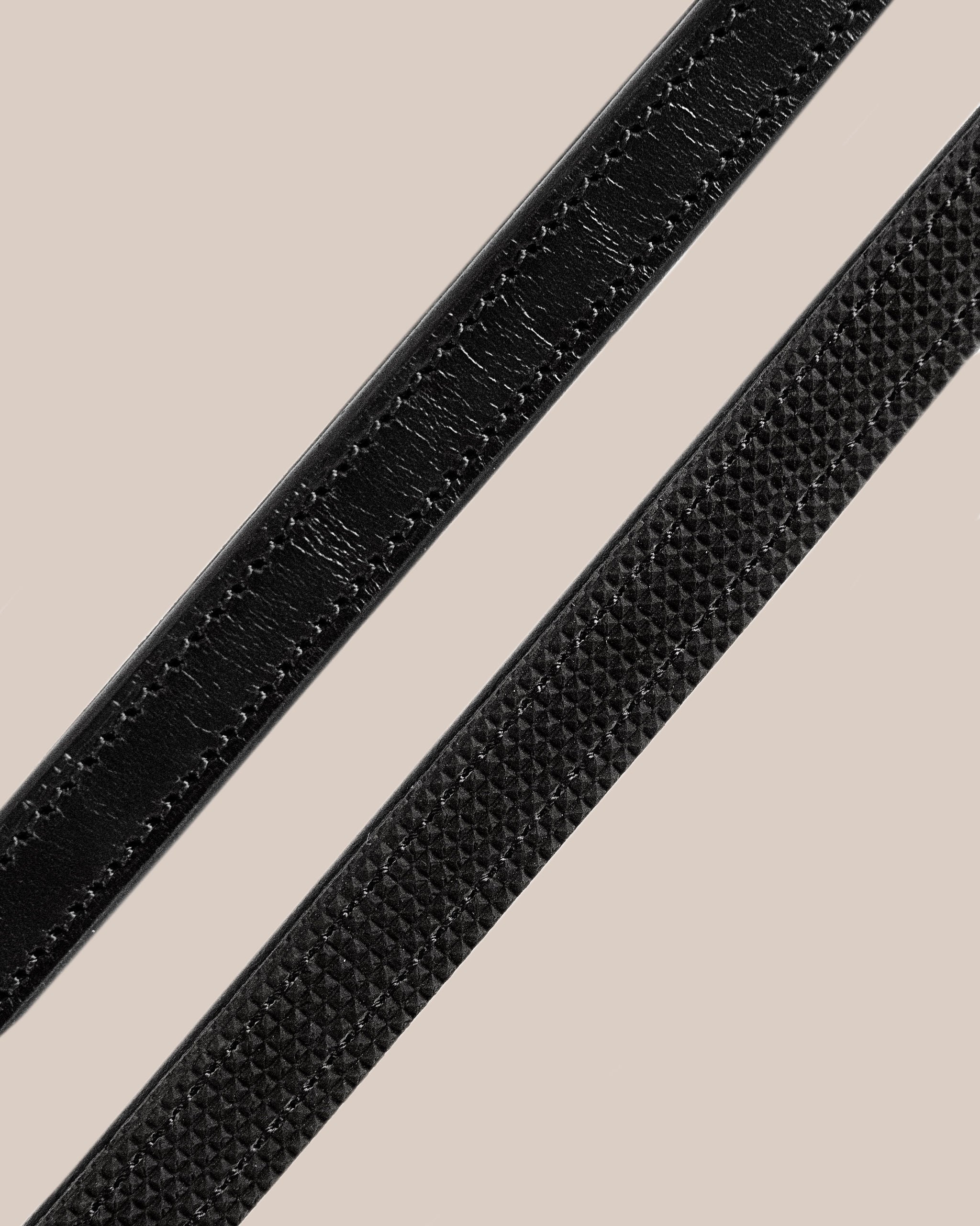 Round-Stitched Super Grip Reins (Black) | No. 31