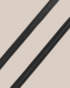 Round-Stitched Softy Reins (Black) | No. 36