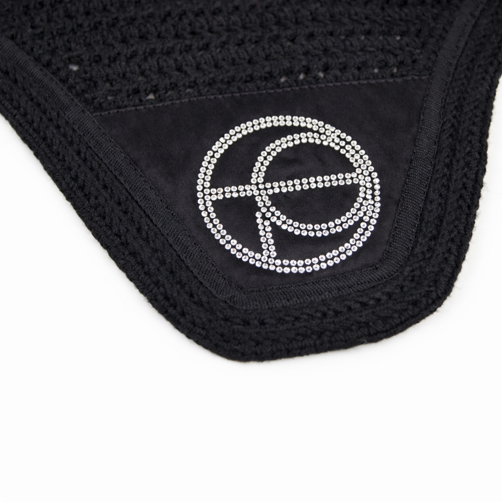 Ear Bonnet | Black bling