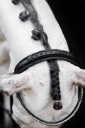Narrow Dressage Headpiece (Black)