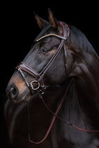 Bridle Rolled-Stitched – Matte Brown Crystal | No. 106