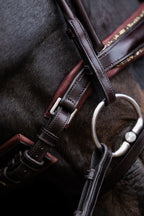 Bridle Rolled-Stitched – Matte Brown Crystal | No. 106