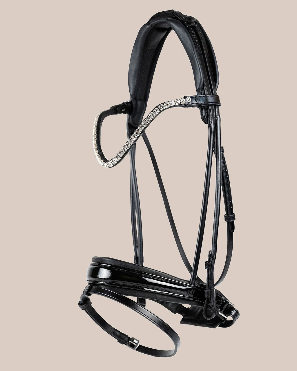 Bridle Rolled-Stitched – Patent Black | No. 104