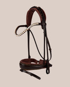 Bridle Rolled-Stitched – Matte Brown Crystal | No. 106