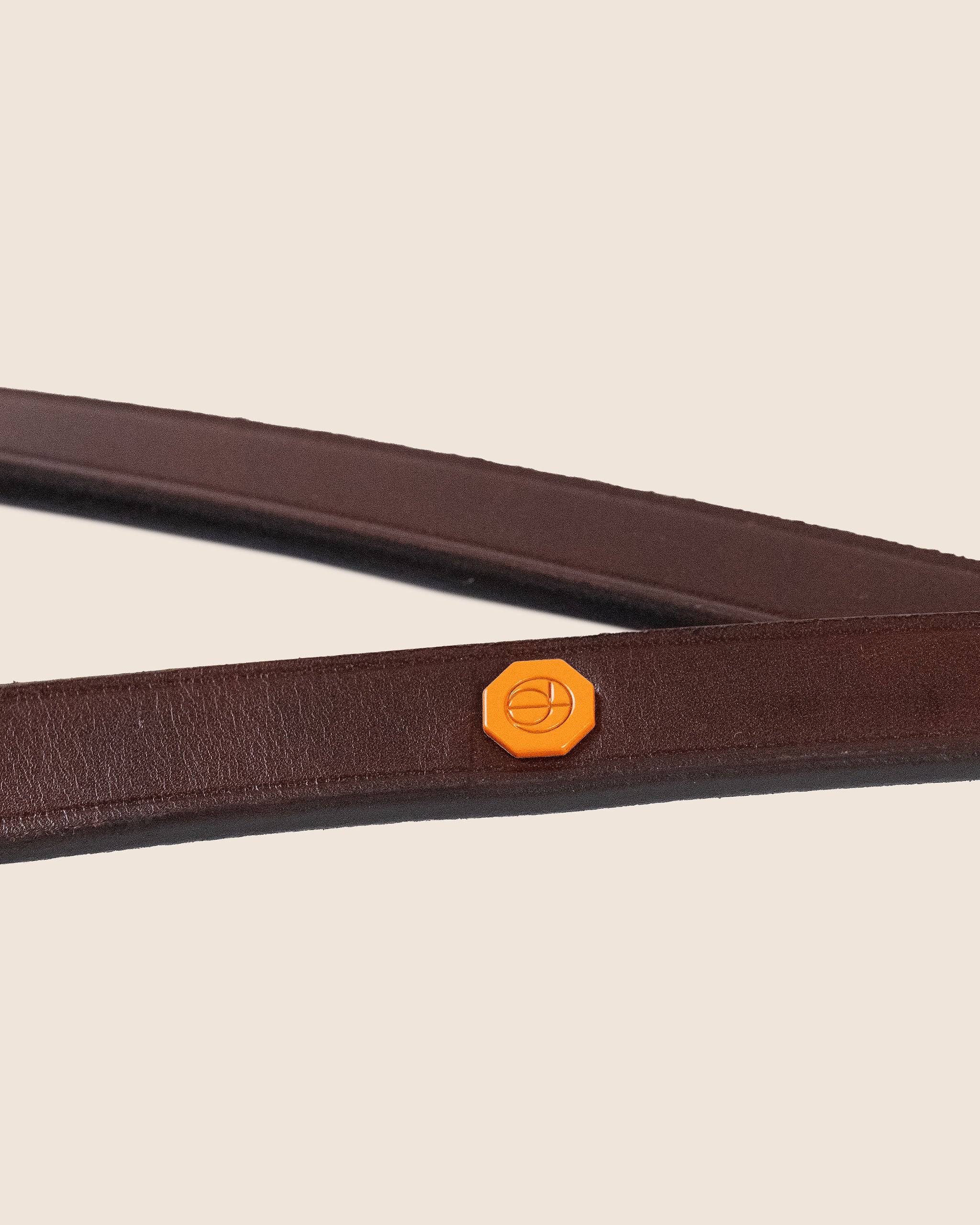 Rubber Reins with Stops (Brown) | No. 34