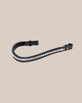 Crystal Clear Browband (6 mm) (Black) | No. 55