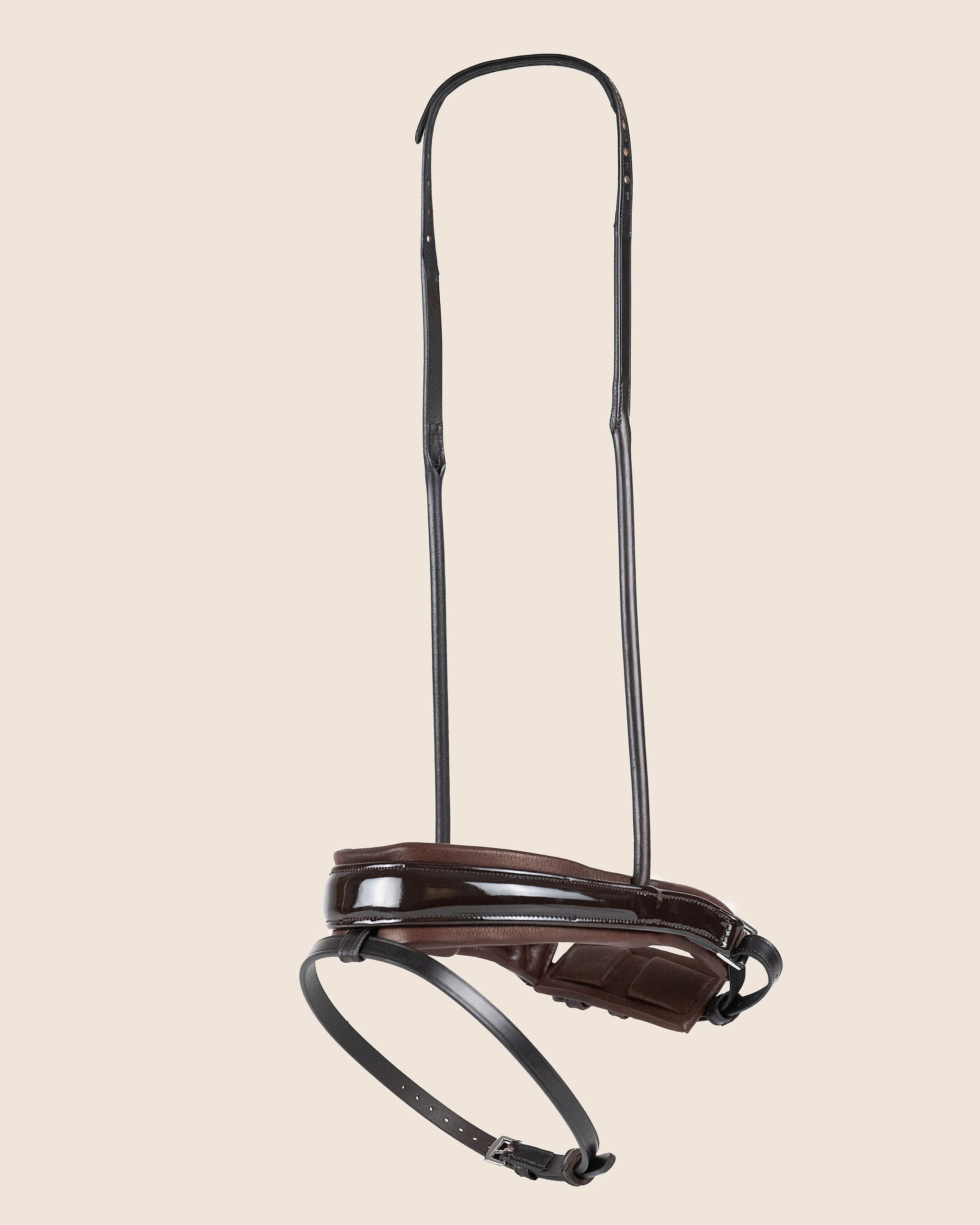 Patent Leather Noseband (Brown) | No. 100