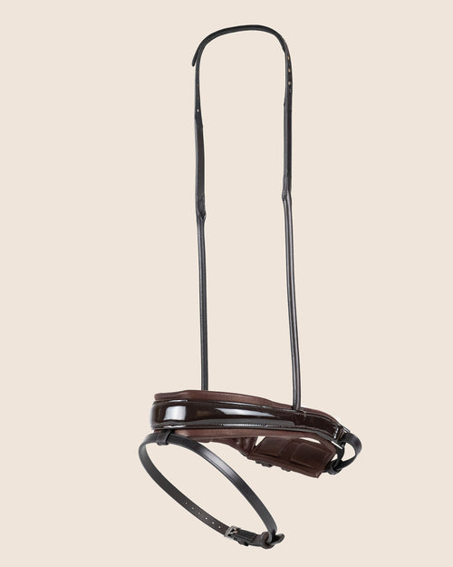 Patent Leather Noseband (Brown) | No. 100