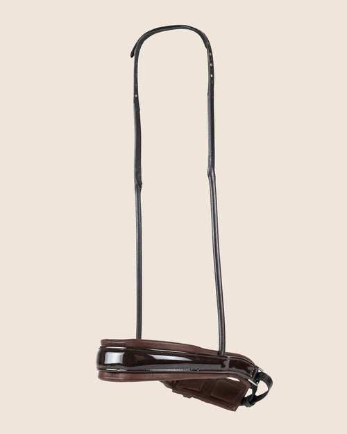 Patent Leather Noseband (Brown) | No. 100