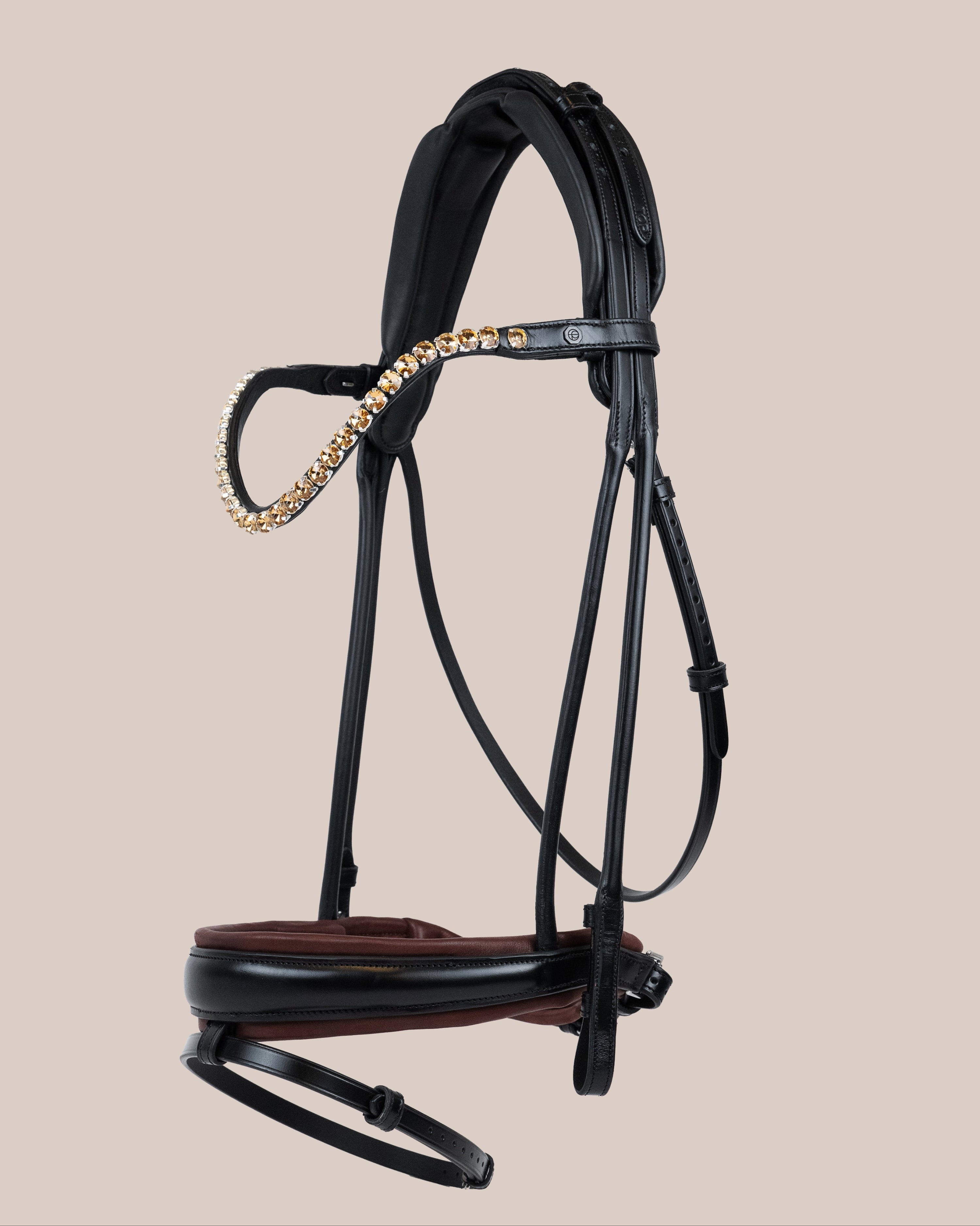 Bridle with Brown Padding – Black | No. 10